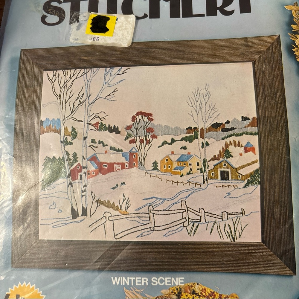 Valia Winter Scene Picture Frame - Multicolor - Picture 2 of 3
